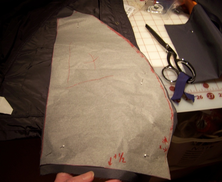 ernie k designs Adding pockets to existing jackets