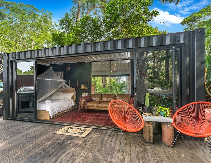 Shipping Container Homes & Buildings: 20 Ft Small And Cozy Shipping  Container House, Nsw, Australia