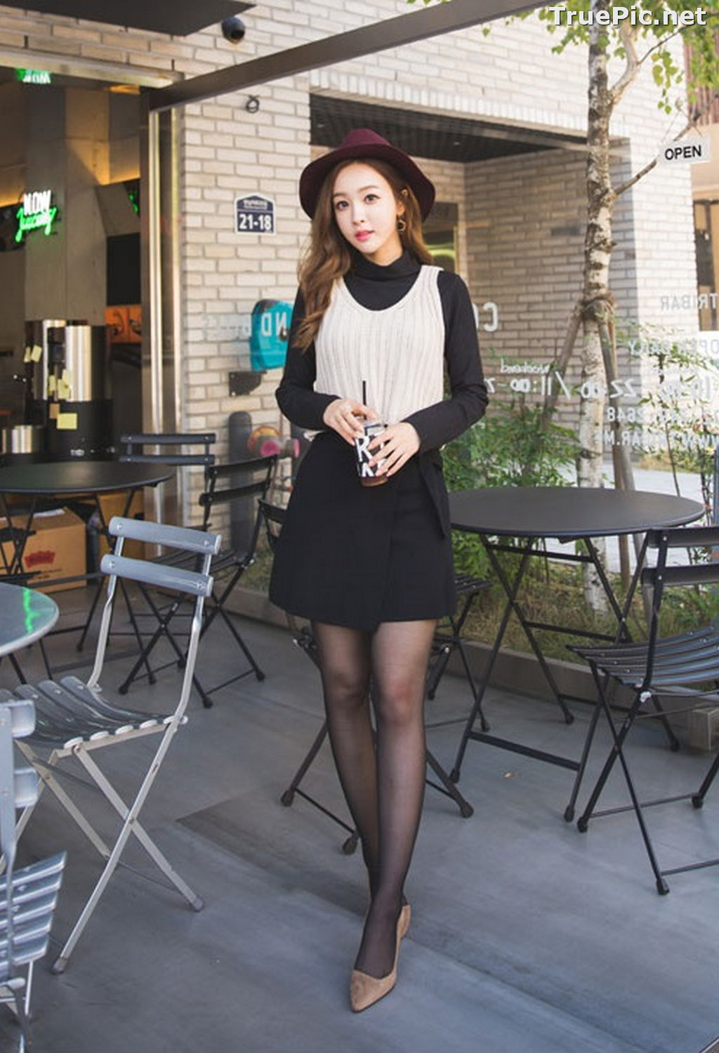 Image Korean Fashion Model - Ji Hyun - Casual Outdoor Collection - TruePic.net - Picture-32
