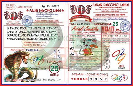 13 Hasil Fajar Pakong Tgl 8 Desember 2020 Dan Live Draw