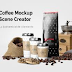 Coffee Mockup Scene Creator Free Download