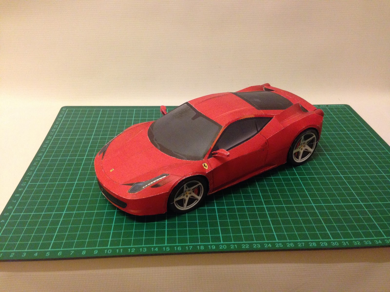 PaperCraft Car Ferrari 458 Italia Paper Car Download