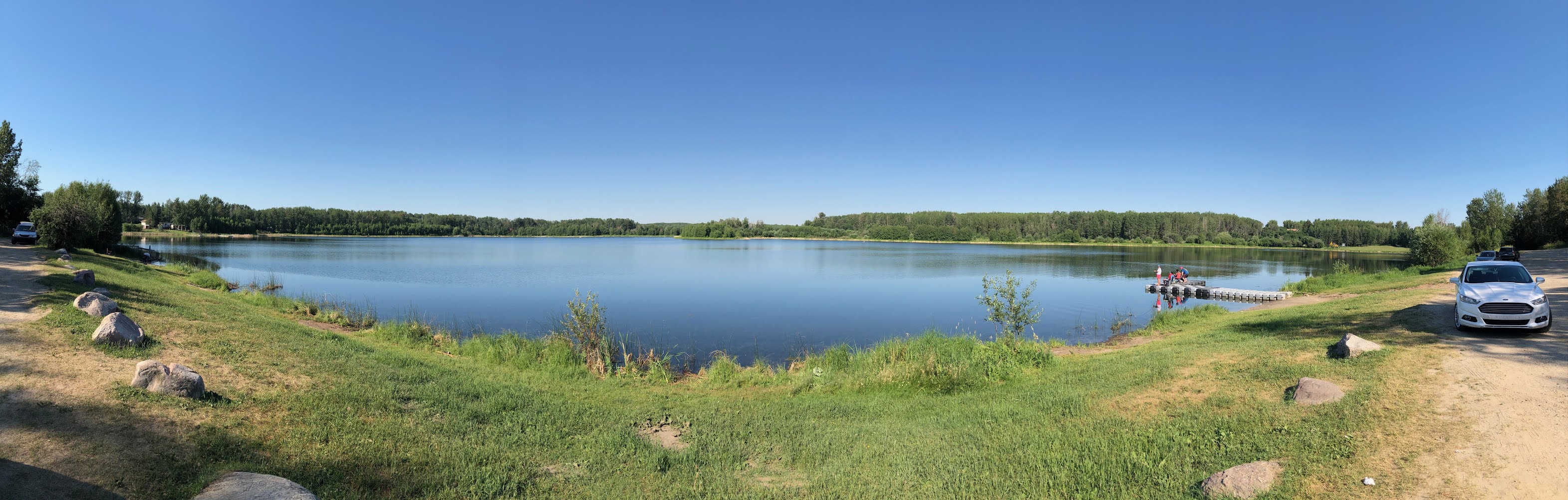 Canoeing Around Edmonton, Alberta, Canada Star Lake