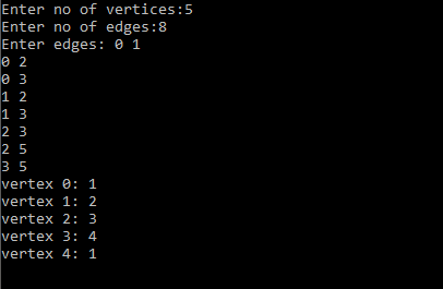 Graph Coloring using Backtracking in C