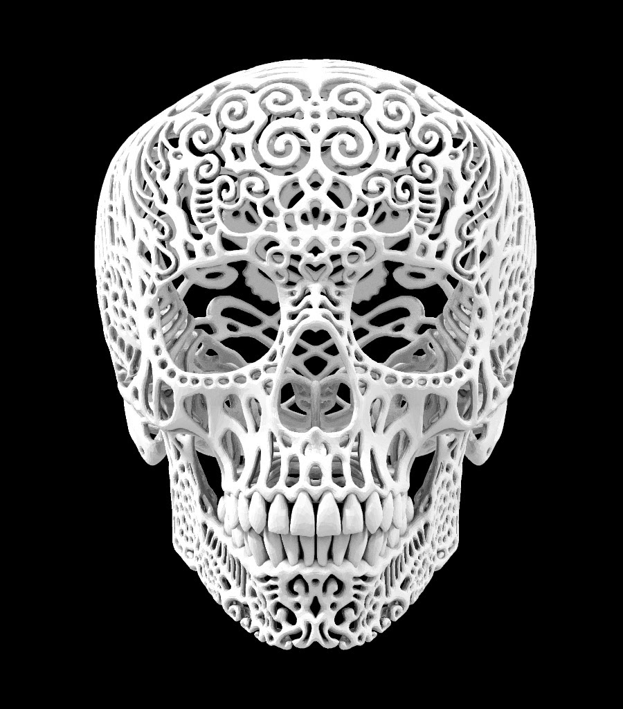 Simply Creative: Skull Sculptures
