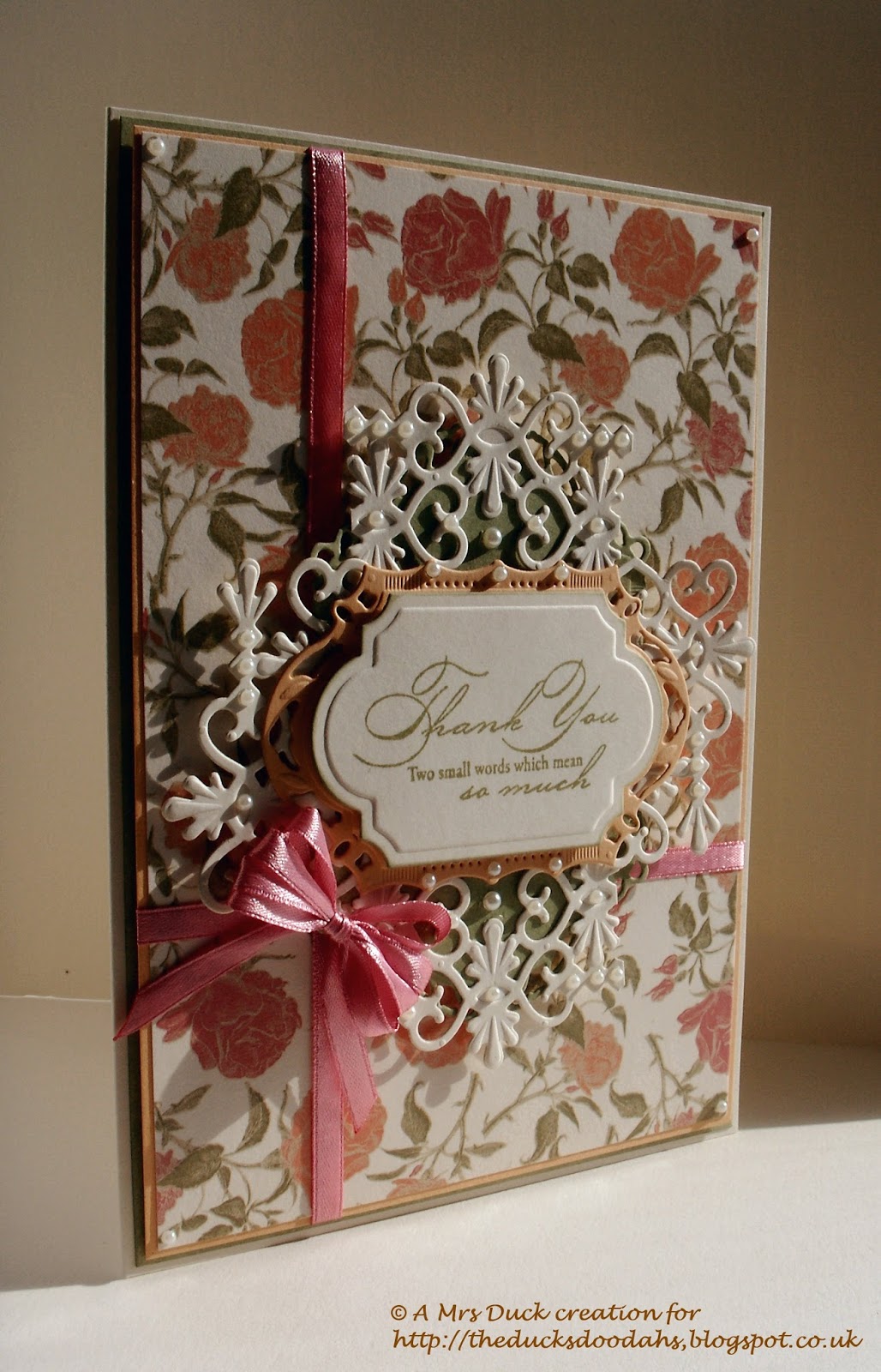 The Ducks Doodahs...(Tales from a happy crafter) Thank You Kate