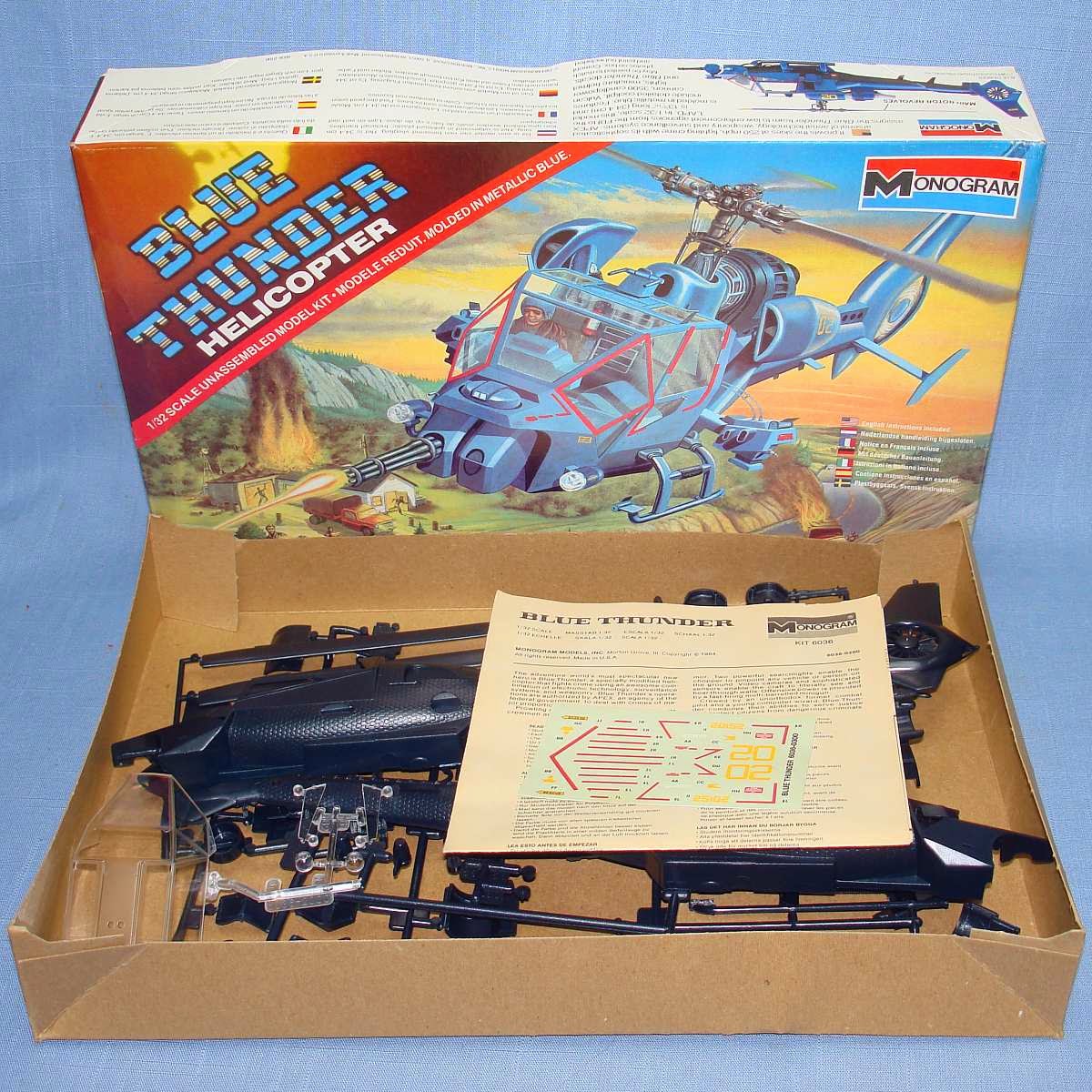 Bruce's Scale Modeling Domain: Blue Thunder - The movie and her 1/32