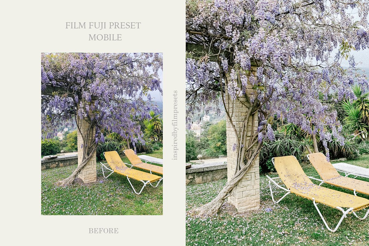 Mobile Lightroom Fuji Film Preset (DNG)