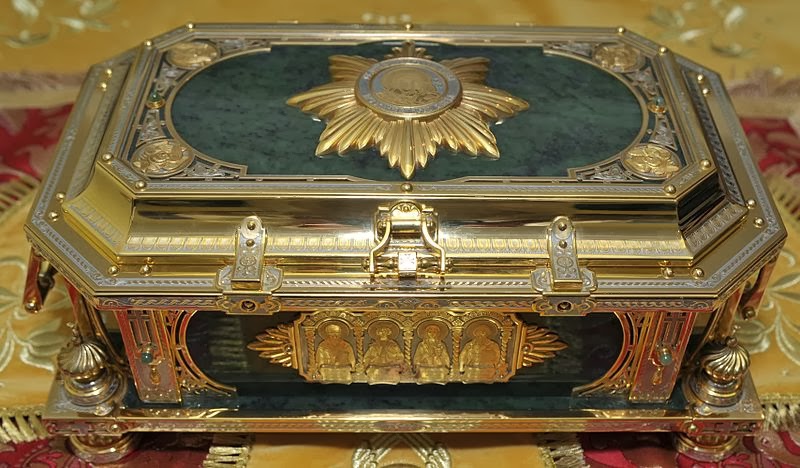   Η λειψανοθήκη της Παναγίας Πορταΐτισσας των Ιβήρων στο Ντνιπροπετρόφσκ http://leipsanothiki.blogspot.be/