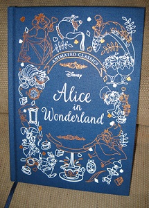 A photo of "Disney Alice in Wonderland" book