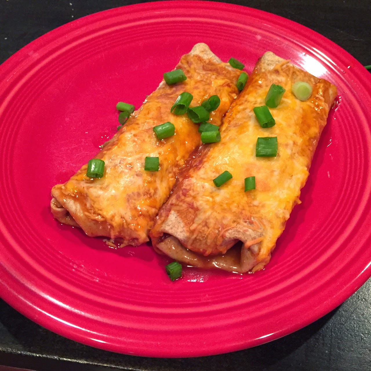 Tasty and (Mostly) Healthy Recipes Bean Burritos EnchiladaStyle
