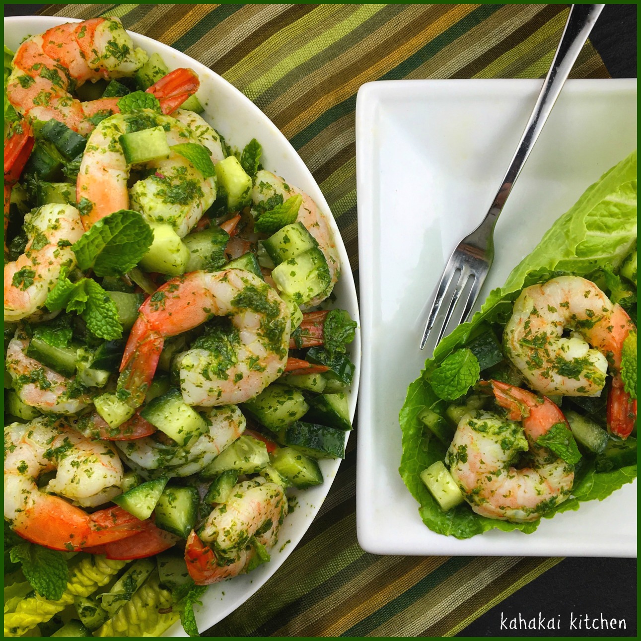Kahakai Kitchen Ellie Krieger's Shrimp Salad with Cucumber and Mint