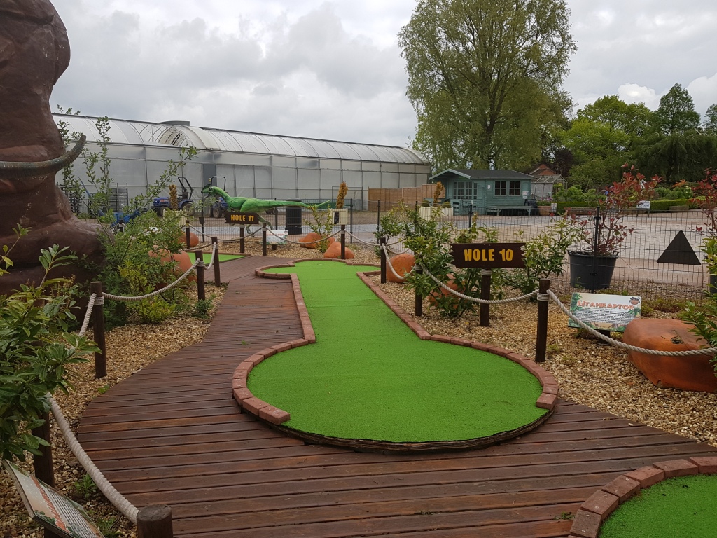 The Ham and Egger Files Jurassic Golf Bridgemere in Nantwich