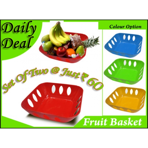 Great Deal Today The set of two fruit baskets just Rs