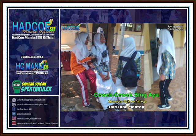 Gambar Soloan Spektakuler Terbaik - Gambar Siswa-siswi SMA Negeri 1 Ngrambe Cover Batik  - 7