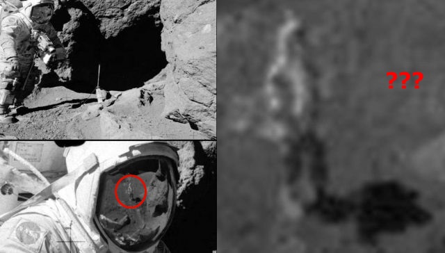 Does Astronaut’s Visor Reflection Shows A Mysterious Figure On The Moon? Nasa%2Bapollo%2Bmoon%2Blanding%2B%25281%2529