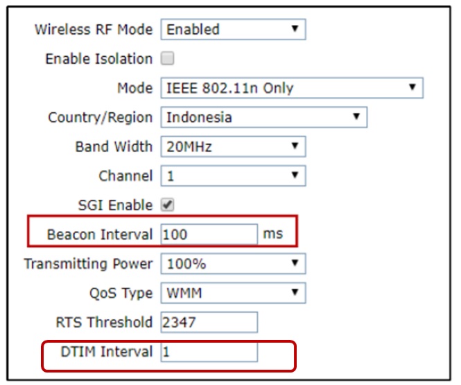 Multimedia Howto 802.11 Beacon, DTIM, SGI