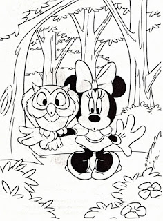 minnie mouse thanksgiving coloring pages