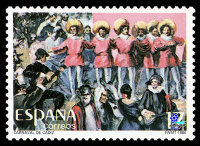 Filatelia - Carnaval de Cádiz 1986