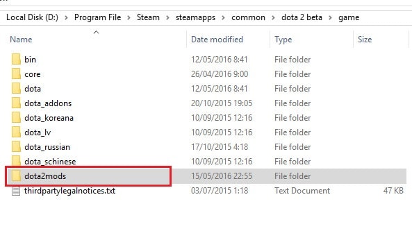 dota2mods folder
