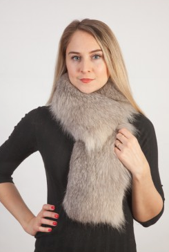 natural fur scarves