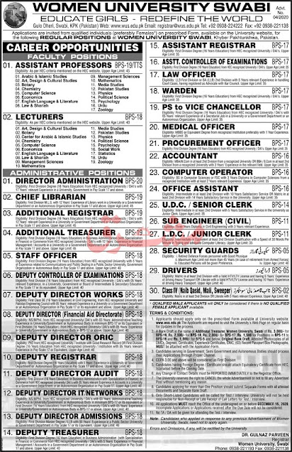 women-university-swat-wus-jobs-2020-advertisement-application-form