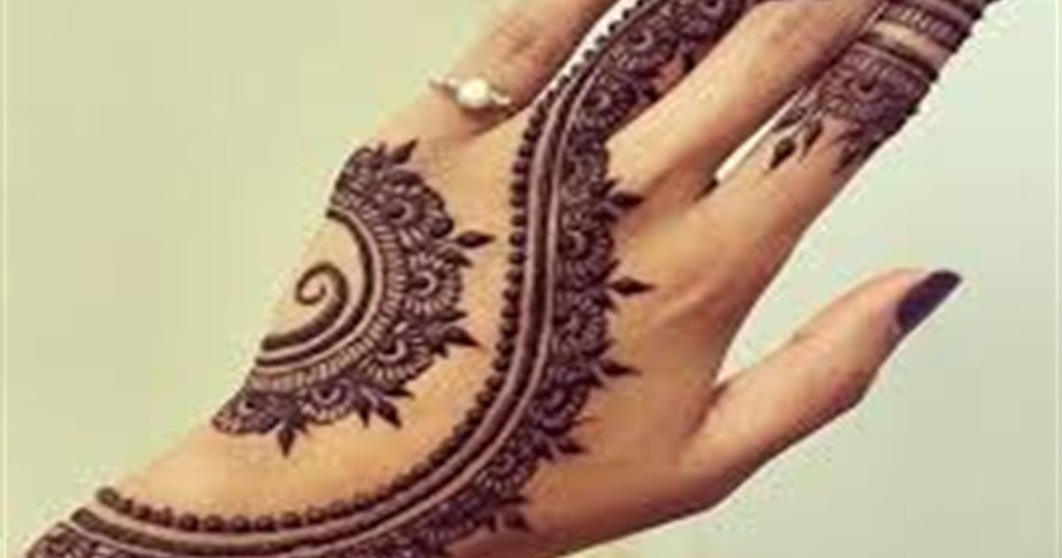 Cantik Simple Cantik Gambar Henna jpg (1200x630)