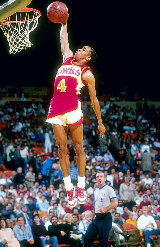 On February 8, 1986, Atlanta Hawks rookie guard Spud Webb, standing just  5'7” (or 5'6” depending who you were all to), became the shortest NBA Slam  Dunk Contest champion in league history