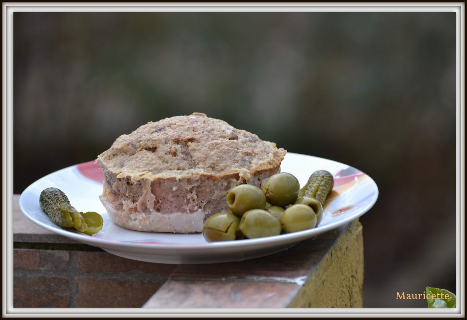 Terrine de canard aux girolles.
