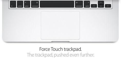 Force Touch trackpad