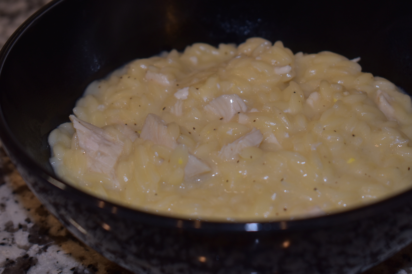 What's cookin', Mom? Instant Pot Creamy Mediterranean Orzo with