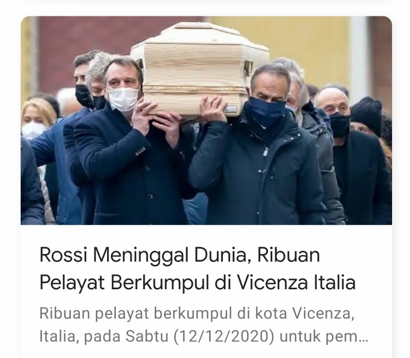 Benarkah Valentino Rossi Meninggal Hari ini ? Berikut Penjelasanya Benarkah Valentino Rossi Meninggal Hari ini ? Berikut Penjelasanya