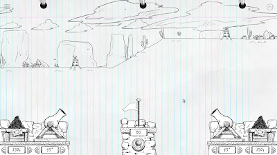 Notebook Artillery Game Screenshot 3