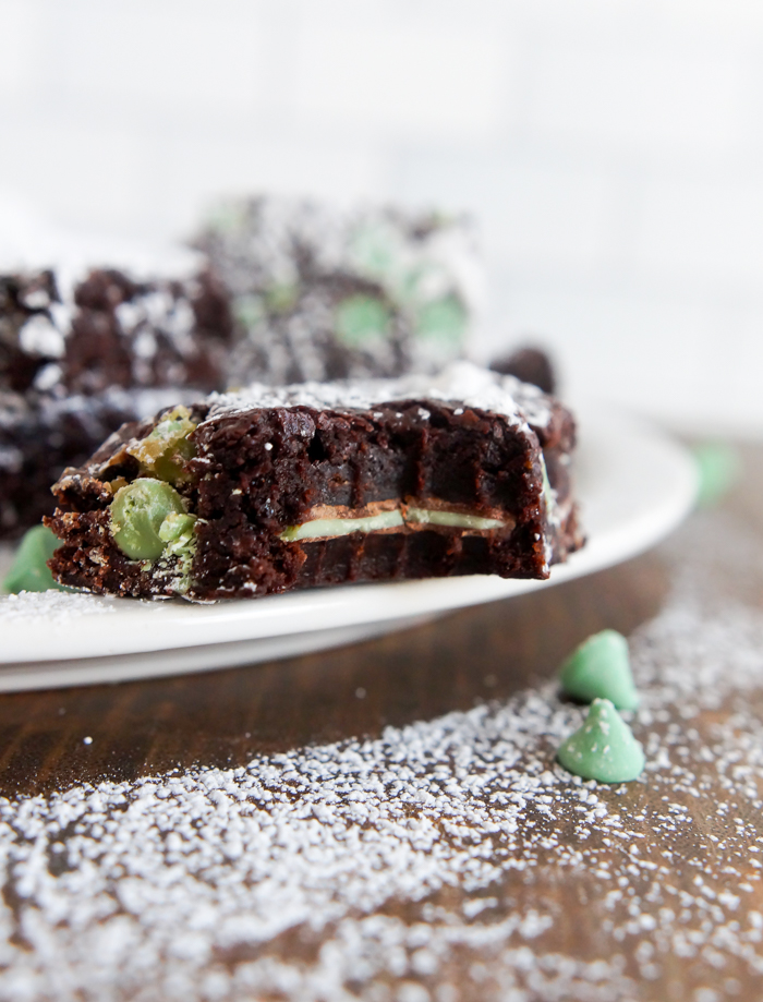 mint chocolate brownies