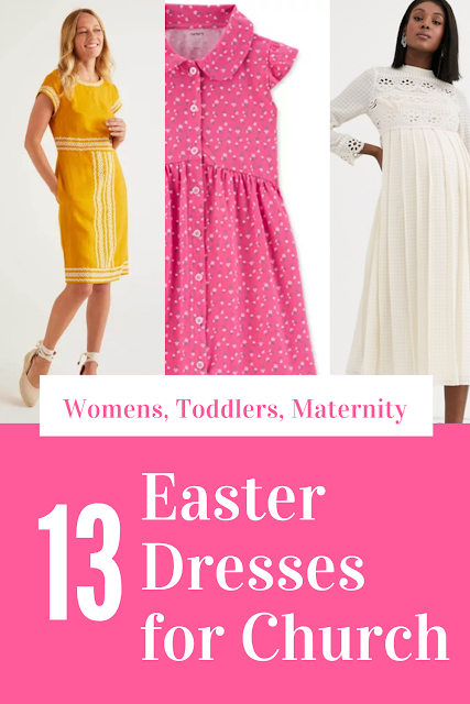 13 Easter Dresses Fit for Church -- including kids and maternity!