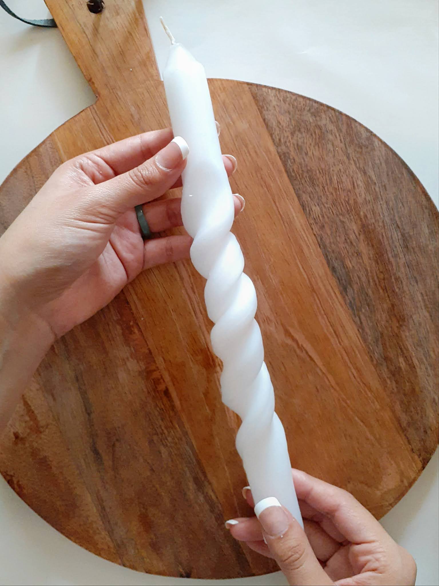 DIY Twisted Candles Opal Crown