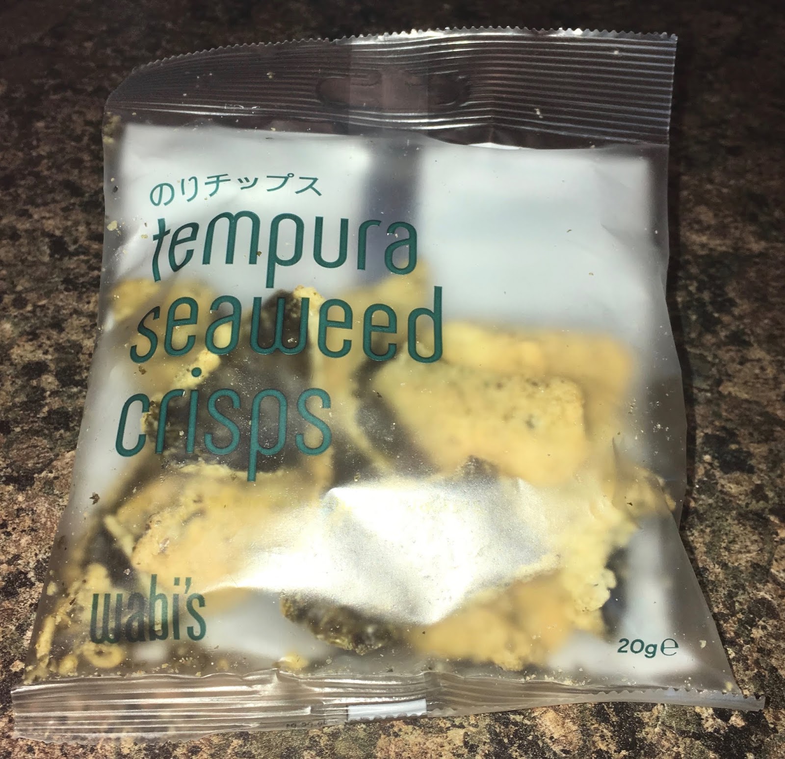 FOODSTUFF FINDS Tempura Seaweed Crisps (Wasabi_UK Grand Central