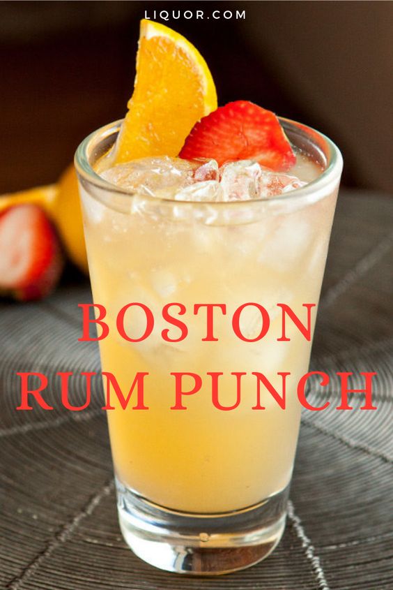 Boston Rum Punch - Secret Delicious Recipes Foods