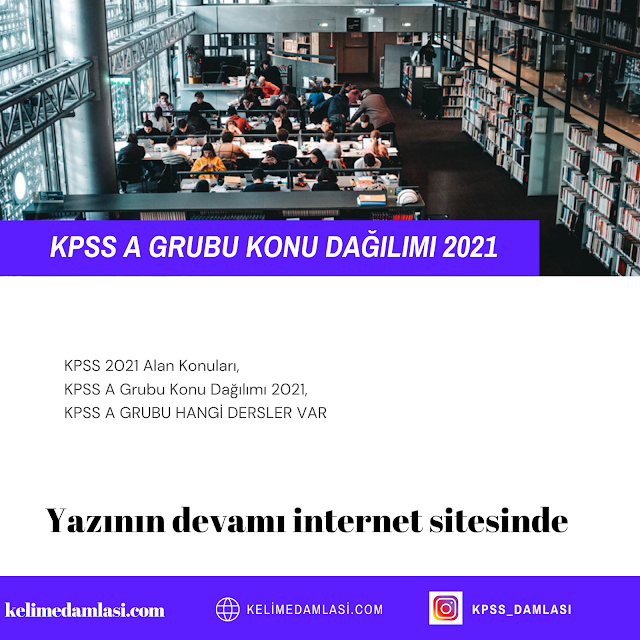 KPSS A GRUBU - KONU DAĞILIMI - DERSLER - KONULAR - A GRUBU SORU DAĞILIMI - İKTİSAT - MUHASEBE -MALİYE - HUKUK