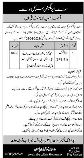 Irrigation Department KPK Jobs 2021 in Pakistan Irrigation Department KPK Jobs 2021 in Pakistan