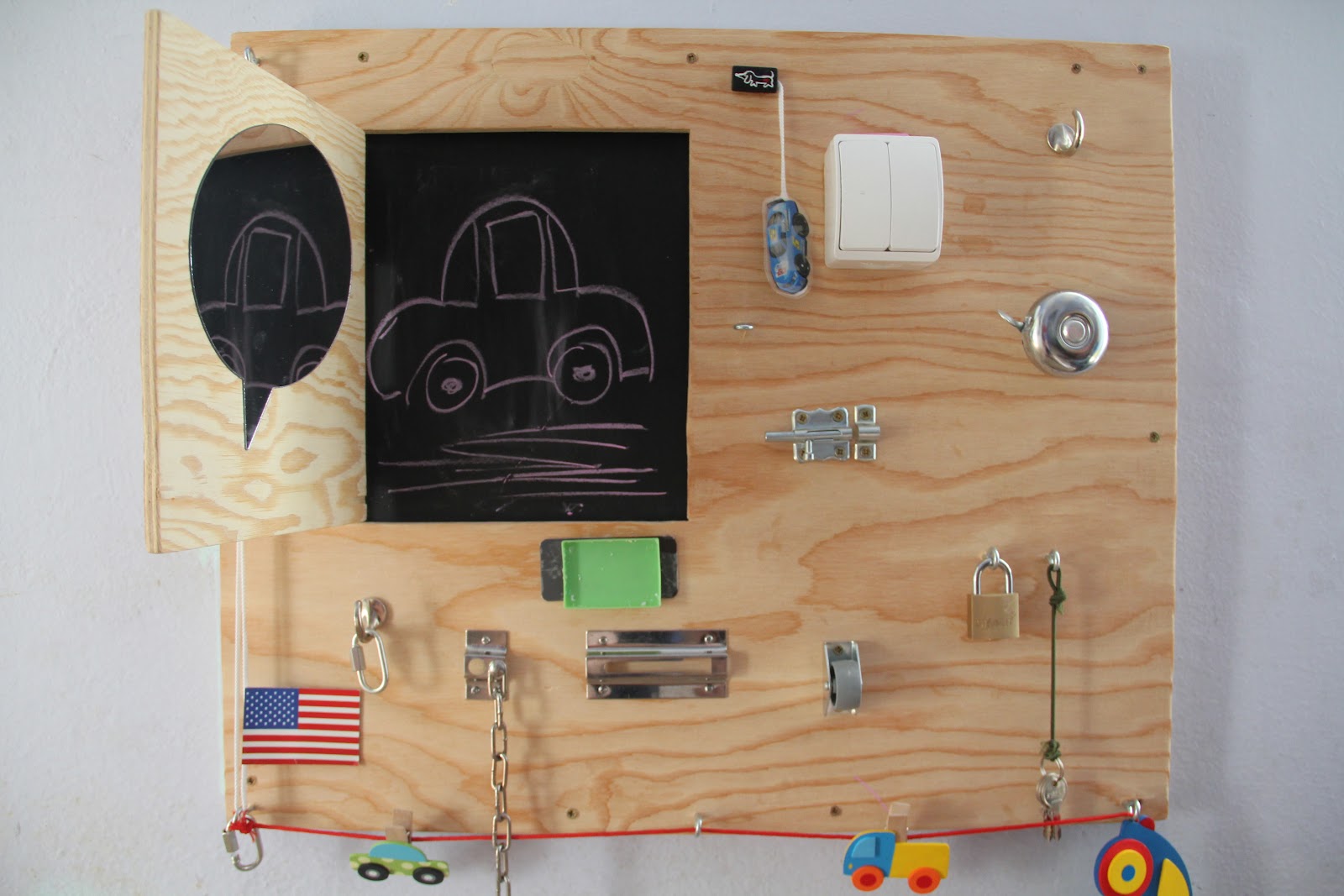 Oh so manageable Kids' Activity Board