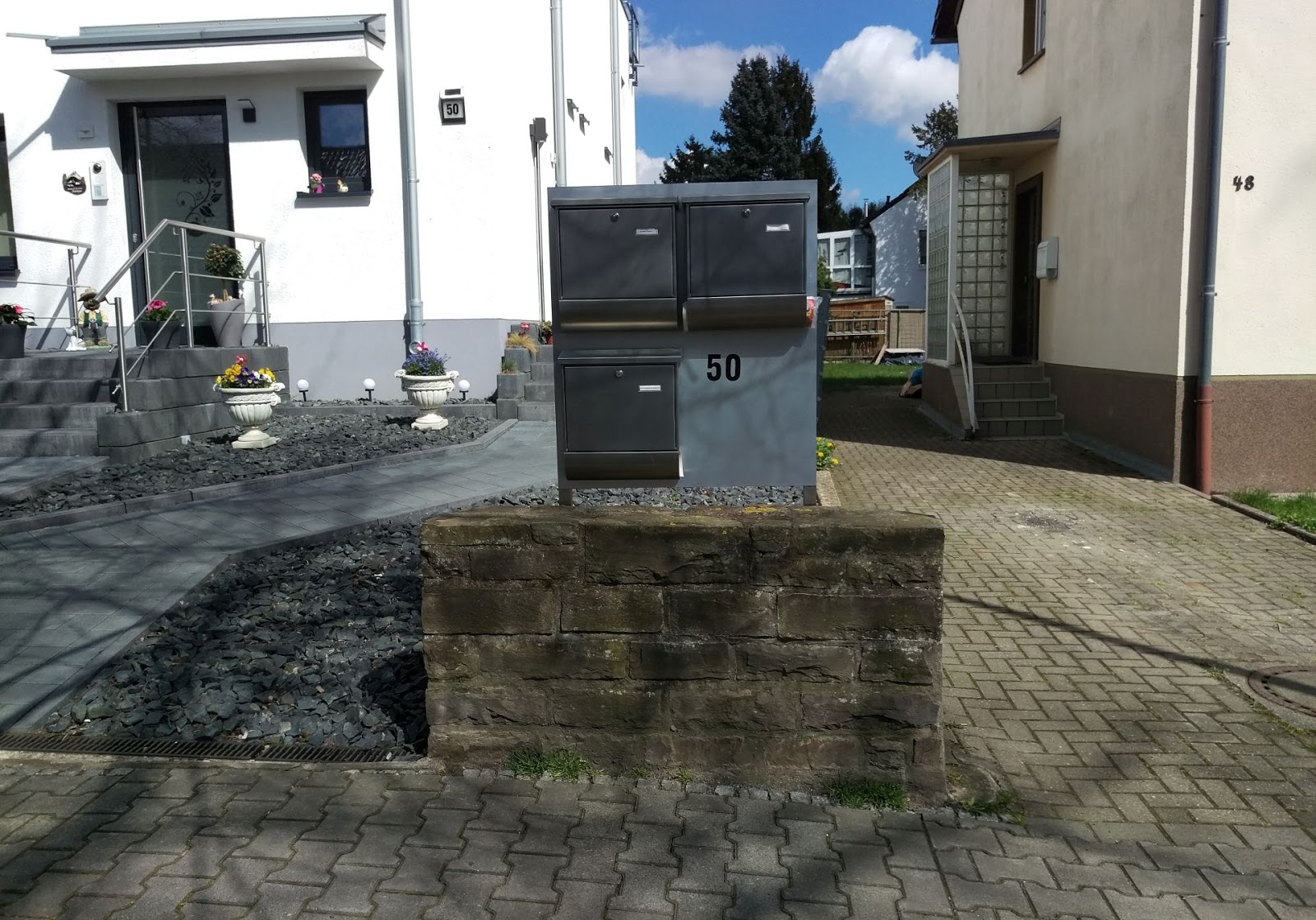 Briefkasten Edelstahl Freistehend Frobel Metallbau