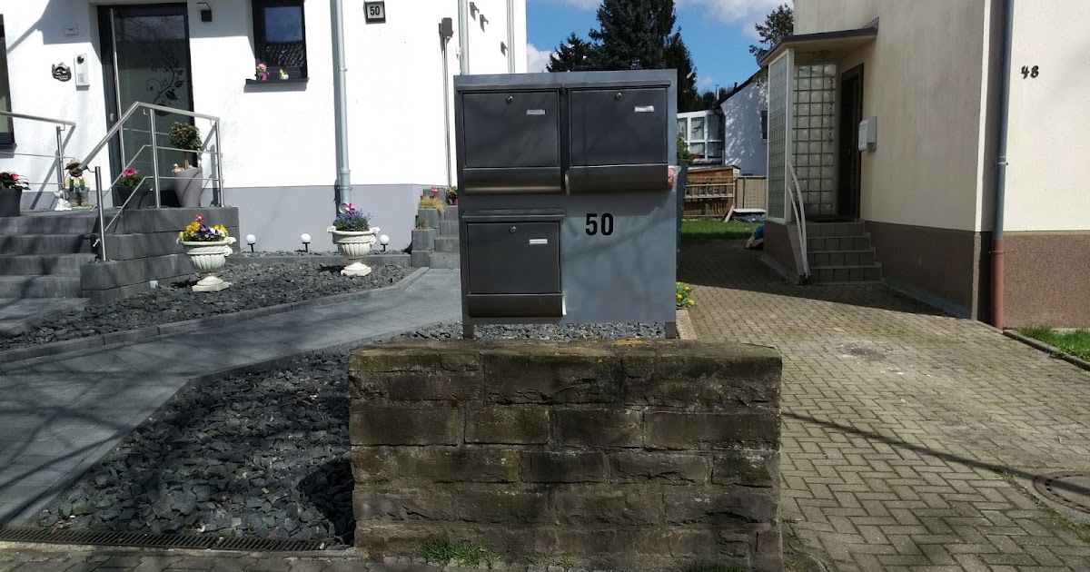 Briefkasten Edelstahl Freistehend Frobel Metallbau