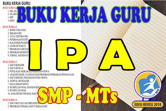 Buku Kerja Guru SMP Kelas 7 Pelajaran IPA K13 KURIKULUM 2013