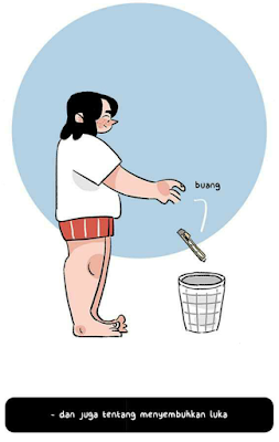 menyembuhkan luka dan bangkit lagi