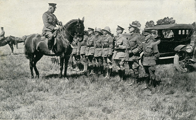 Canadian training during the Great War (the man on the horse is Brig ...