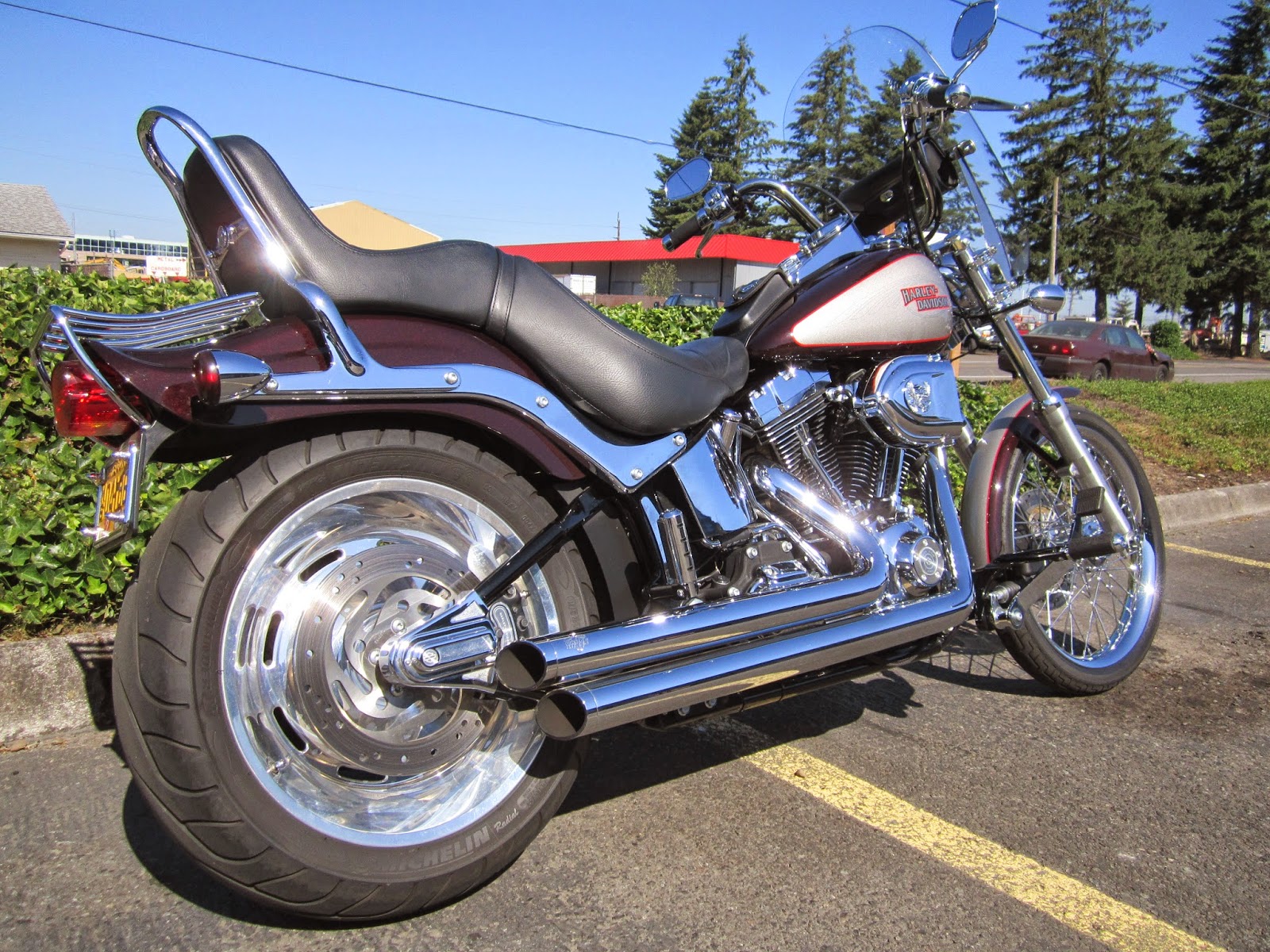 black cherry pearl harley