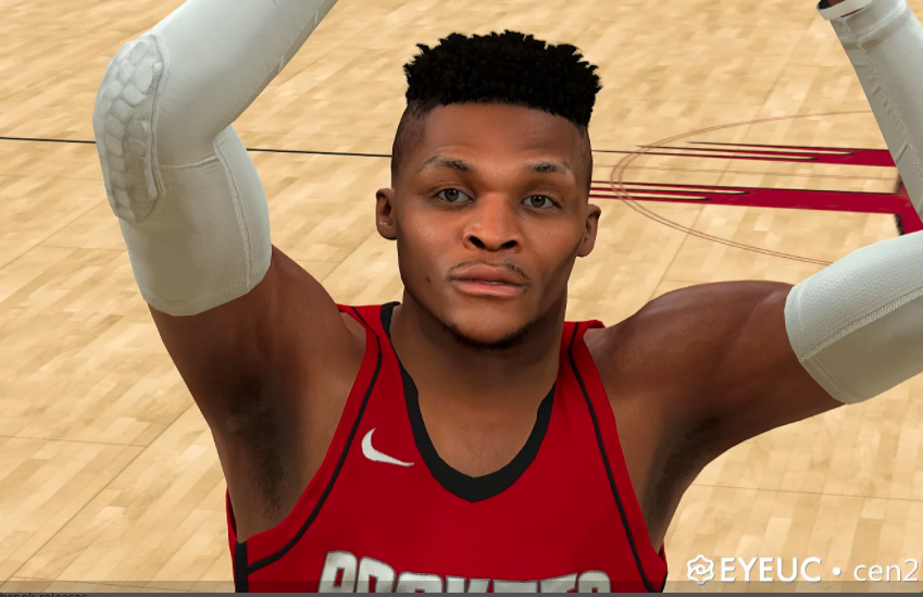 Russell Westbrook Cyberface, Hair And Body Model By Cen2