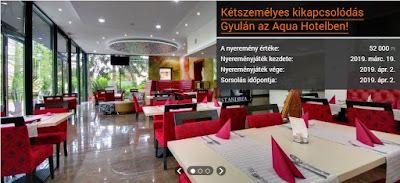 Szállás wellness Aqua Hotel Gyula Nyereményjáték