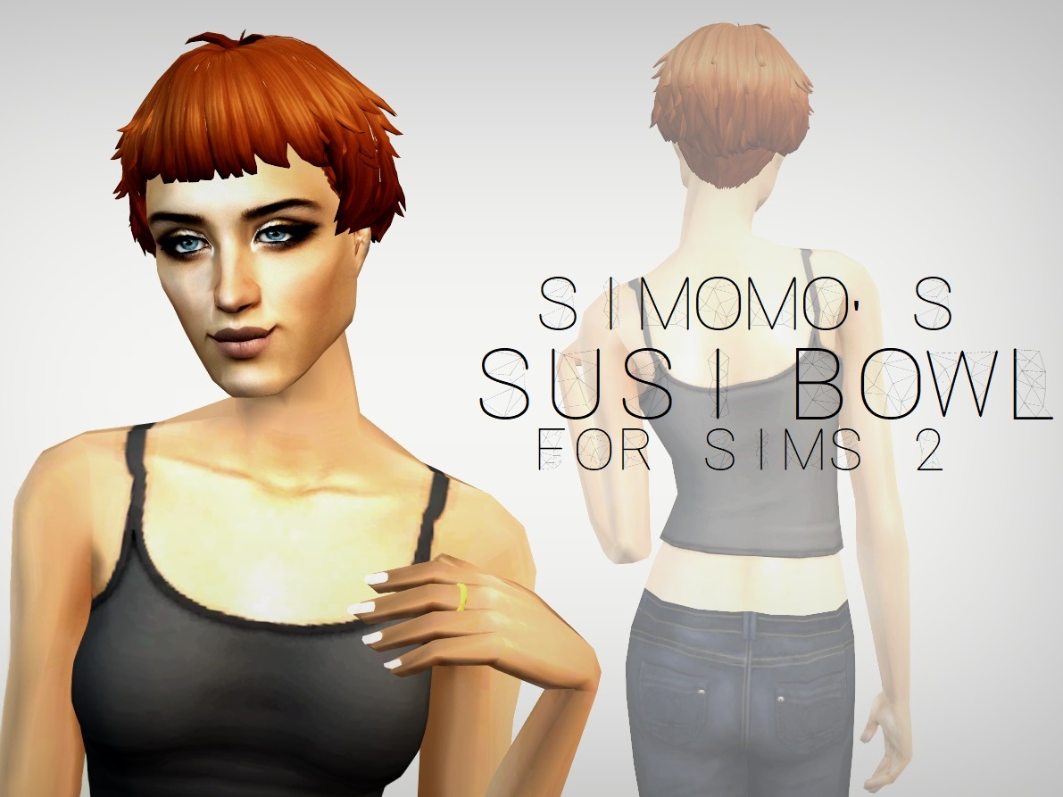Grecadea Sims Simomo Susi Bowl Hair For Sims2